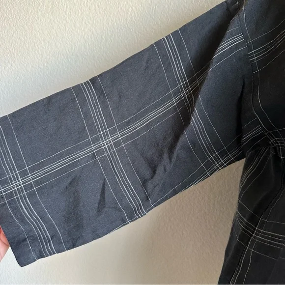 Eileen Fisher Box Organic Linen Sz‎ XS Top - Picture 4 of 10